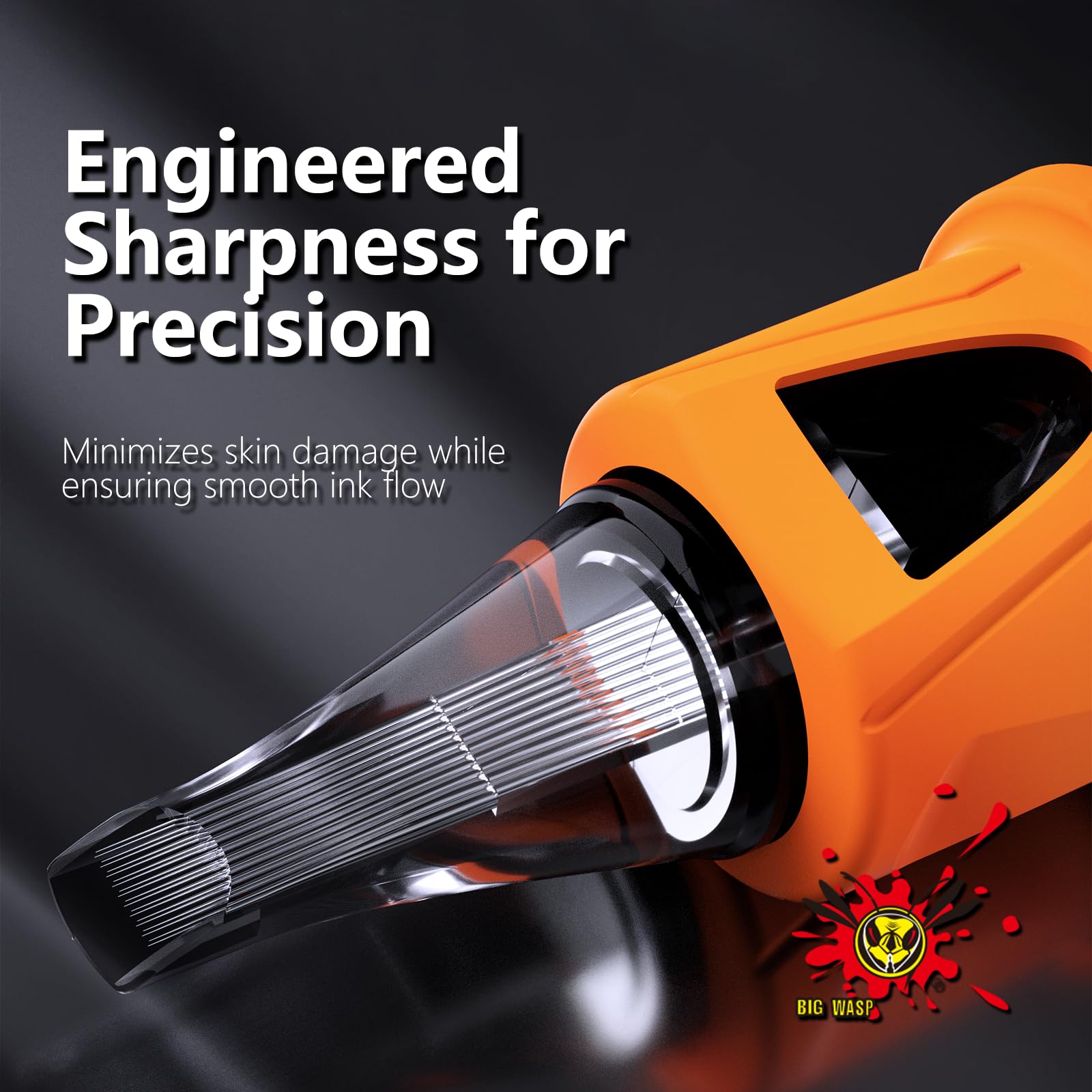BIGWASP Energy PVC and stainless steel construction ensures durable, reliable cartridges.