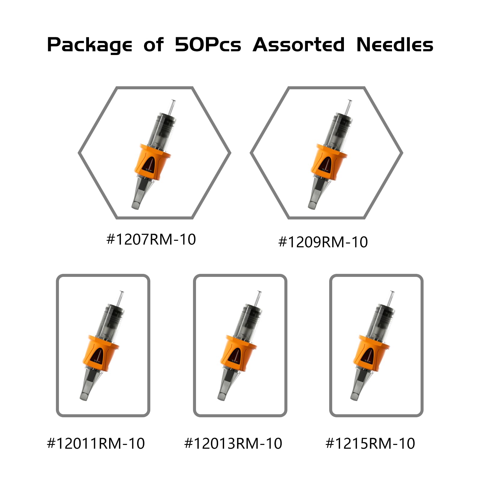 BIGWASP Energy needle with finger ledge grip for comfortable control during tattoos.