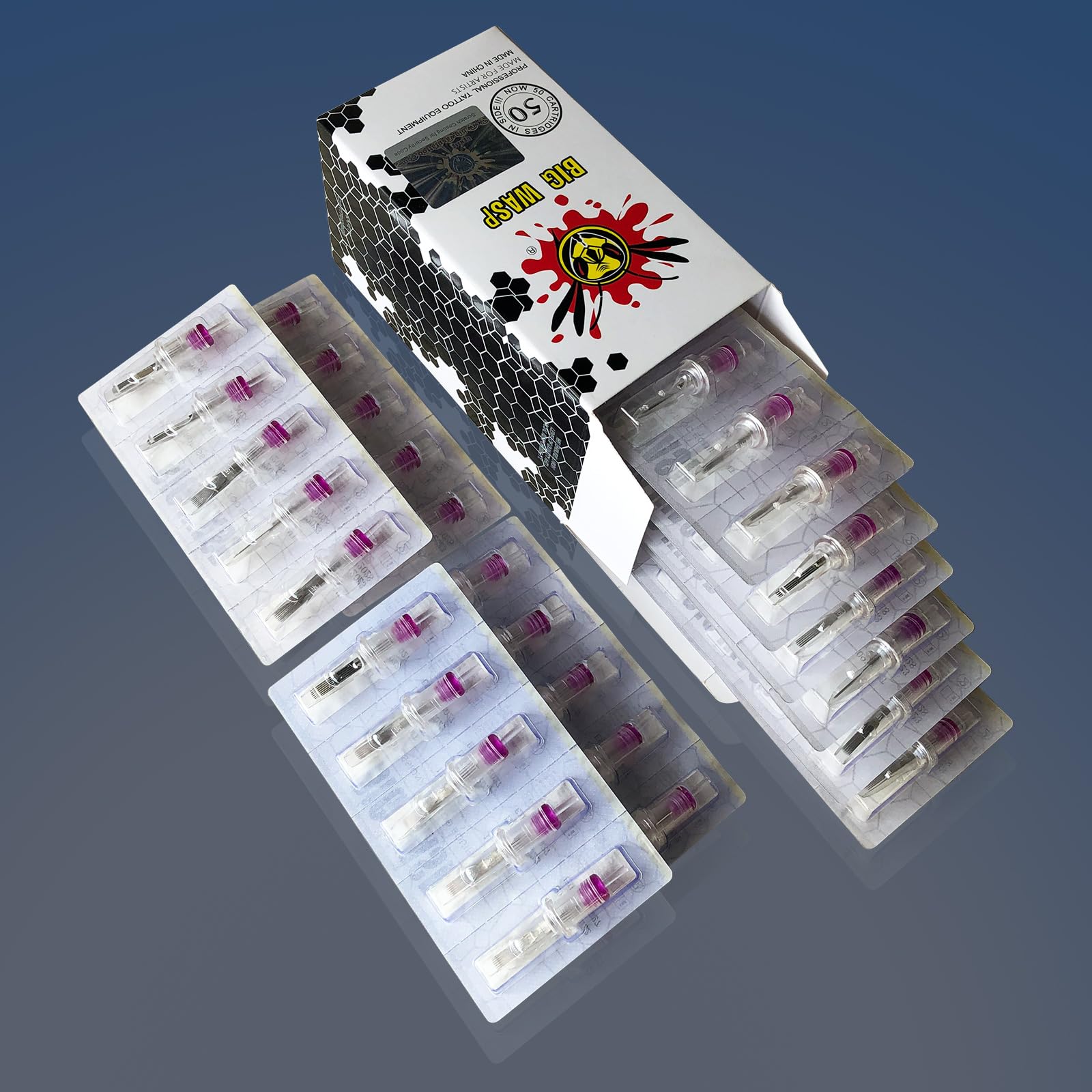 Máquinas tatuaje compatibles BIGWASP: rotativas, de bobina y Hawk.
