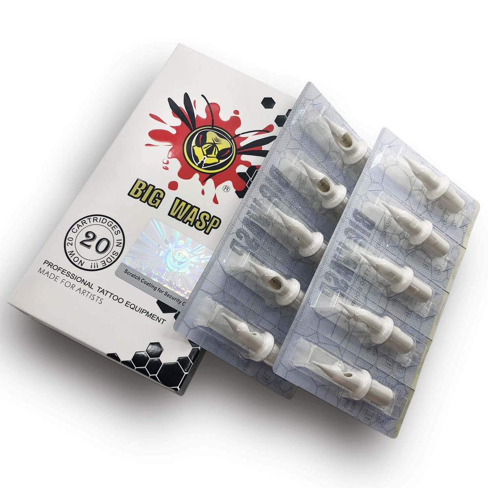 BIGWASP individually sealed cartridges ensure sterile handling and quick setup between sessions