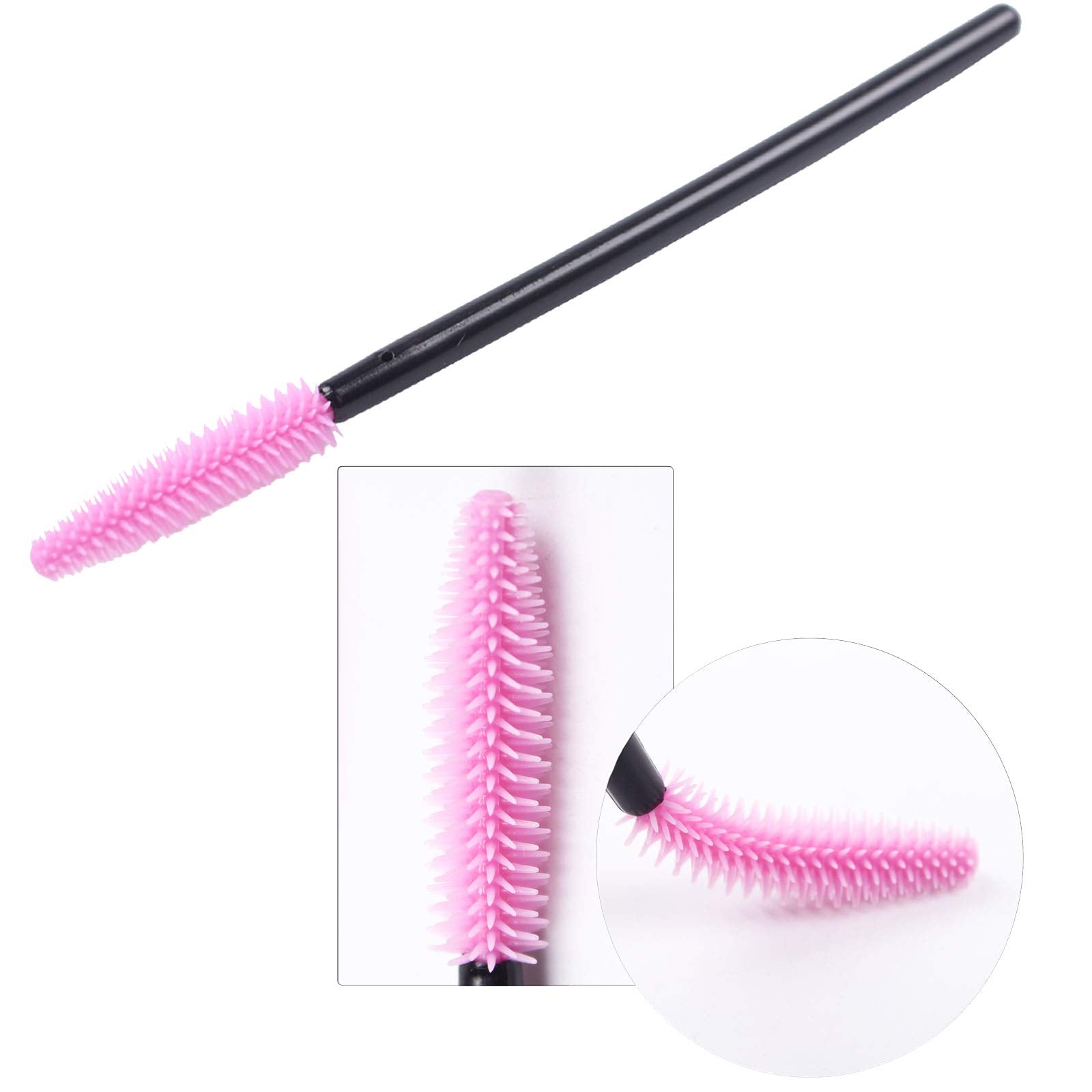 BIHRTC easy-to-dip brush works with castor oil for lash definition.