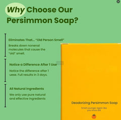 BIJIELAODIAO persimmon soap foam demonstrates moisturizing cleansing for daily use.