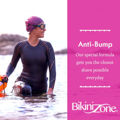 Bikini Zone three-pack tubes ready for travel and routine use.