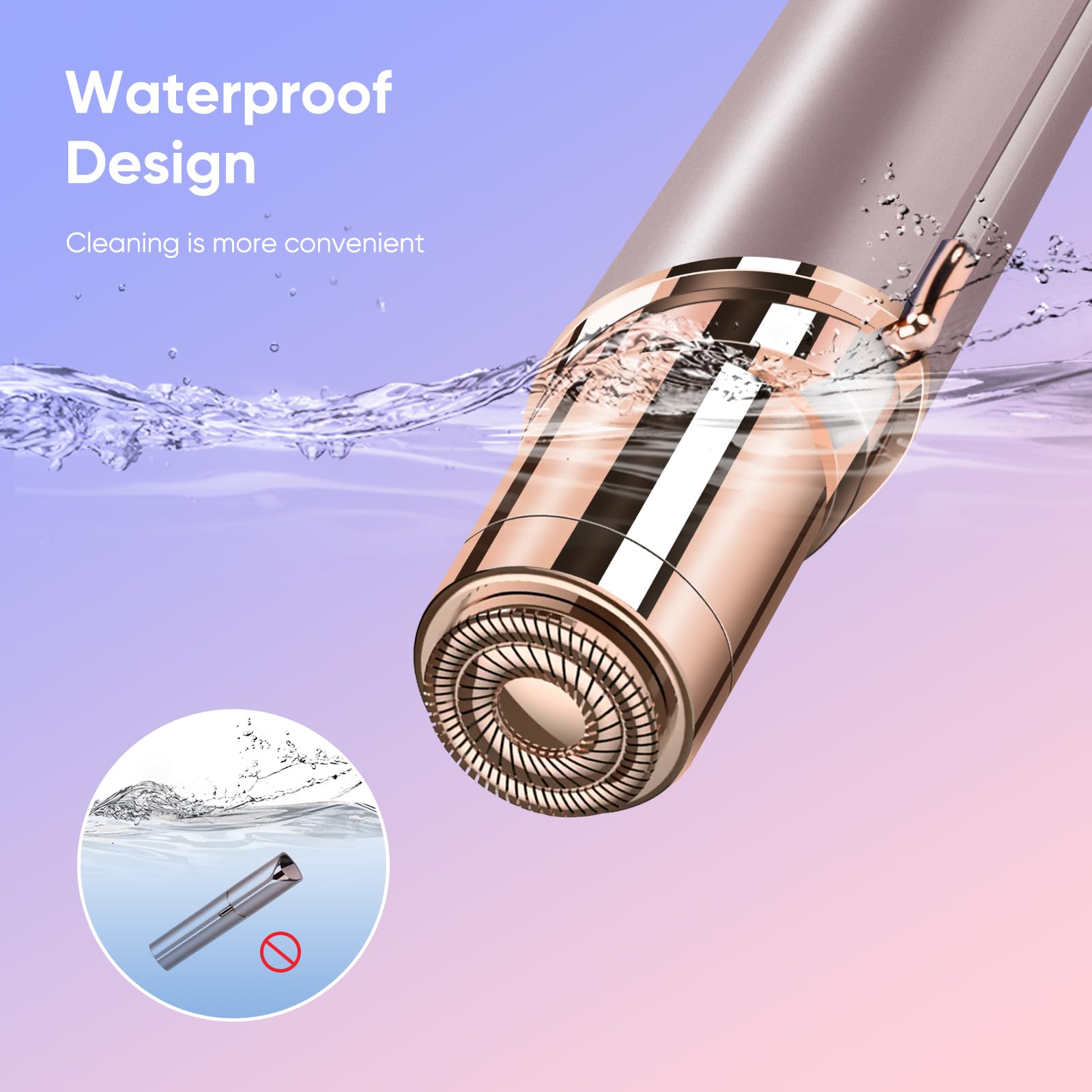 Bikurpia champagne-gold finish with polished look and gentle feel.