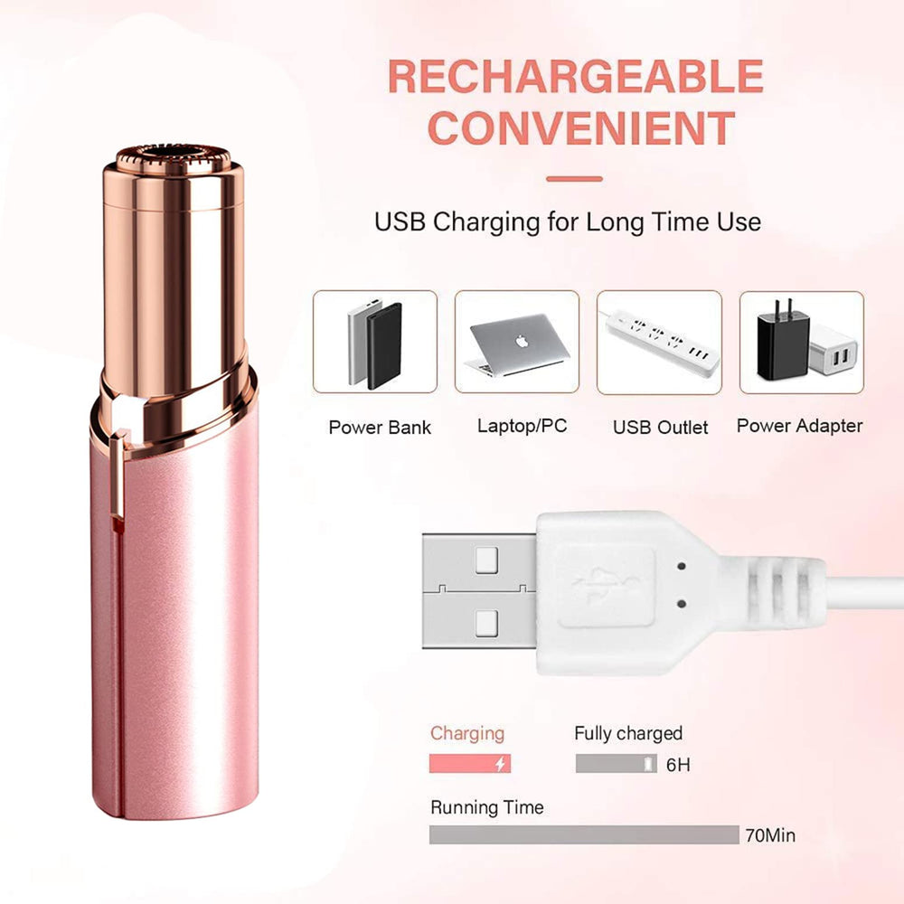 Bikurpia compact pen-design shaver fits in purse for on-the-go touchups