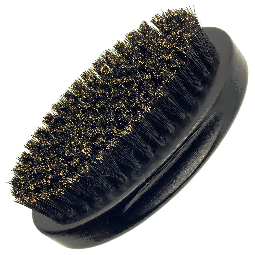 BilaliyMil beard brush with ergonomic grip for easy, precise grooming.