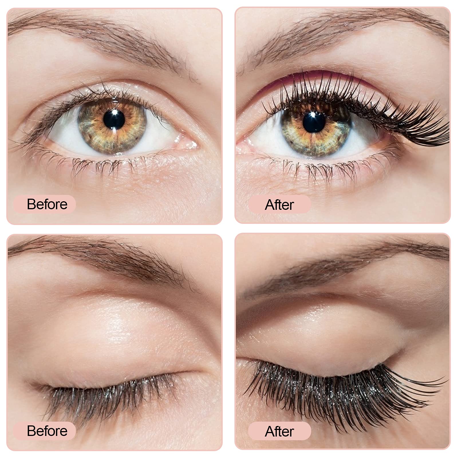BILEYCHA upgraded eyeliner swatch showing ultrafine particles for steady lash hold