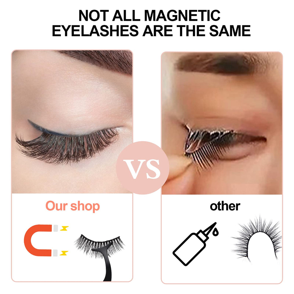 Product image showcasing glue-free magnetic lash routine