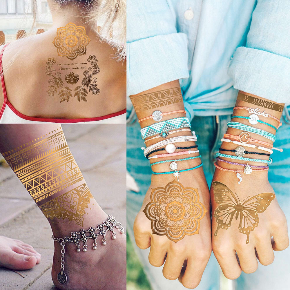 Bilizar versatile placements on face, arms, neck for creative looks.