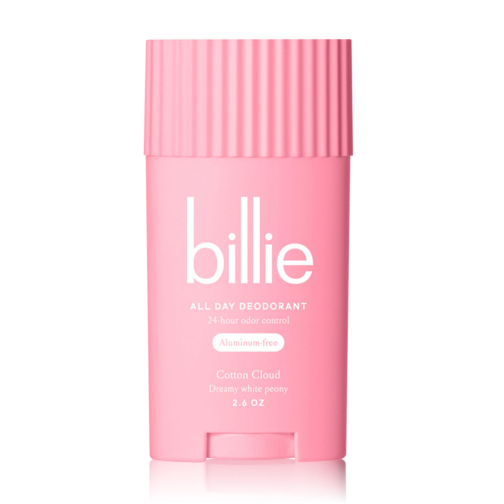 Billie All Day desodorante en bote para una aplicación rápida y suave.
