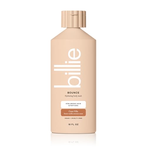 Billie Bounce espuma cremosa que deja piel nutrida tras la ducha.