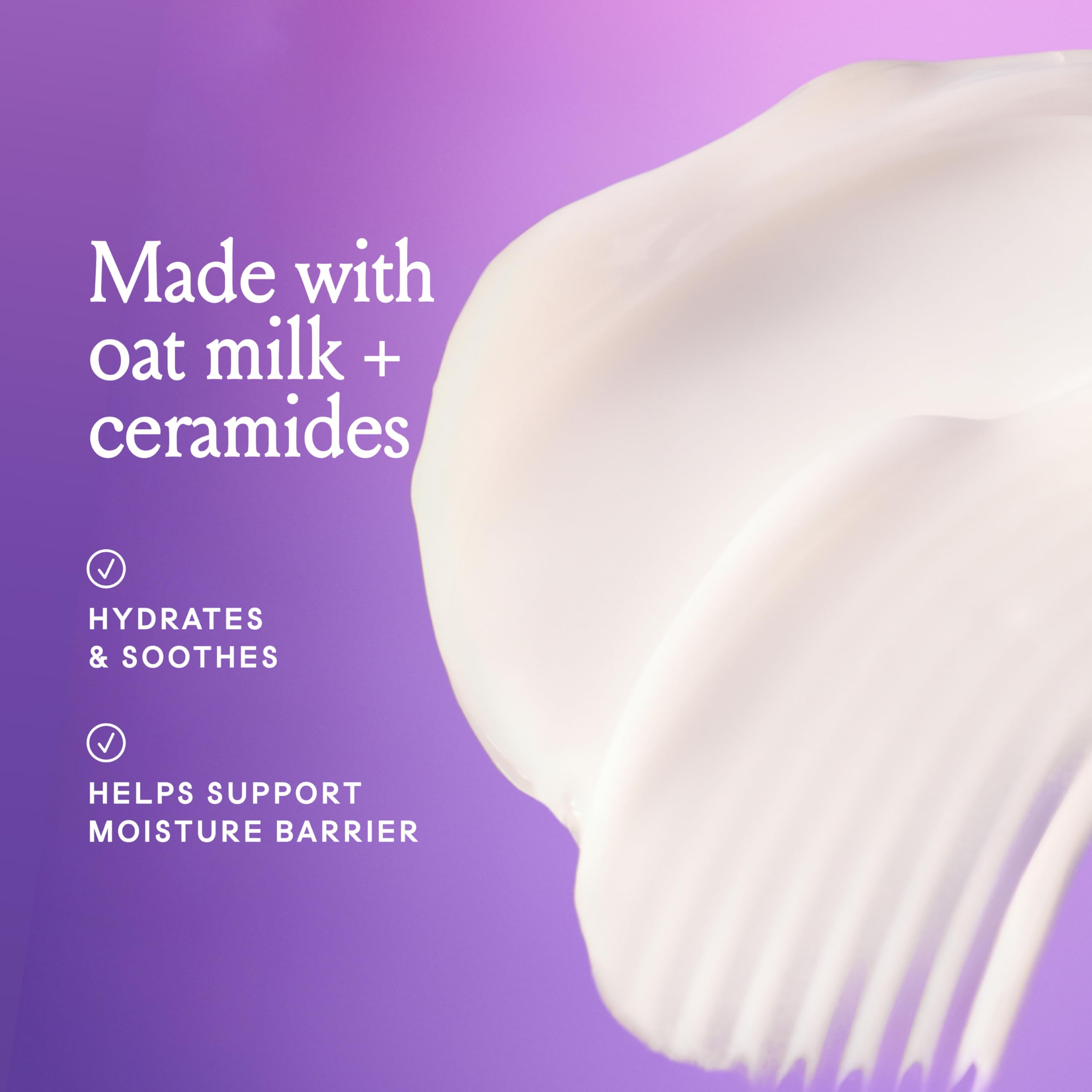 Billie calming lavender milk scent, spa-like aroma
