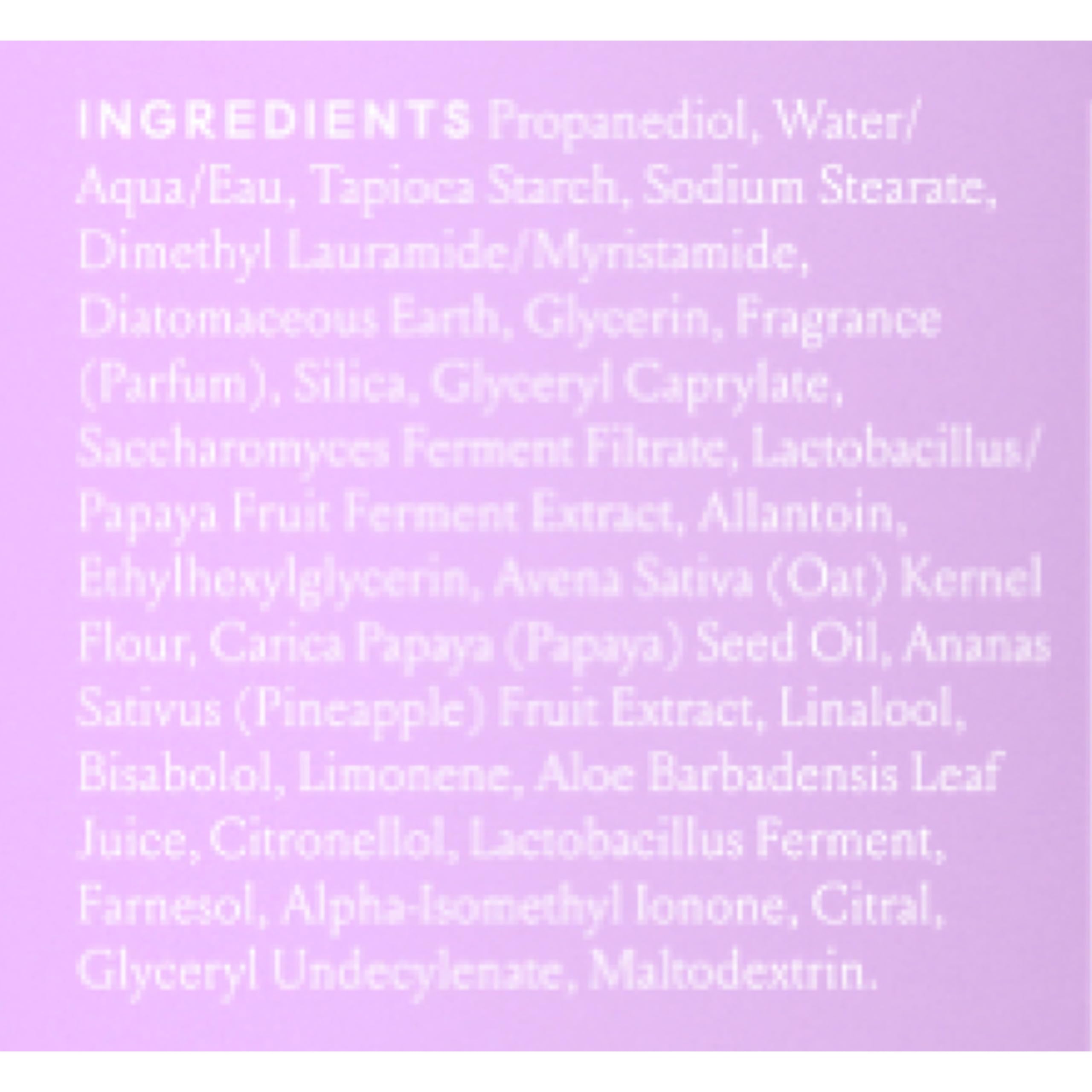 Protección diaria sin aluminio con Billie desodorante del día lavanda leche.