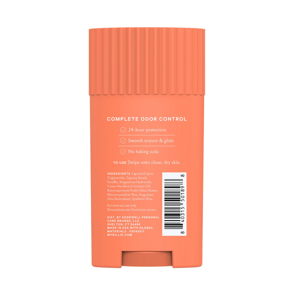 Formato compacto del desodorante Billie Santal Bloom