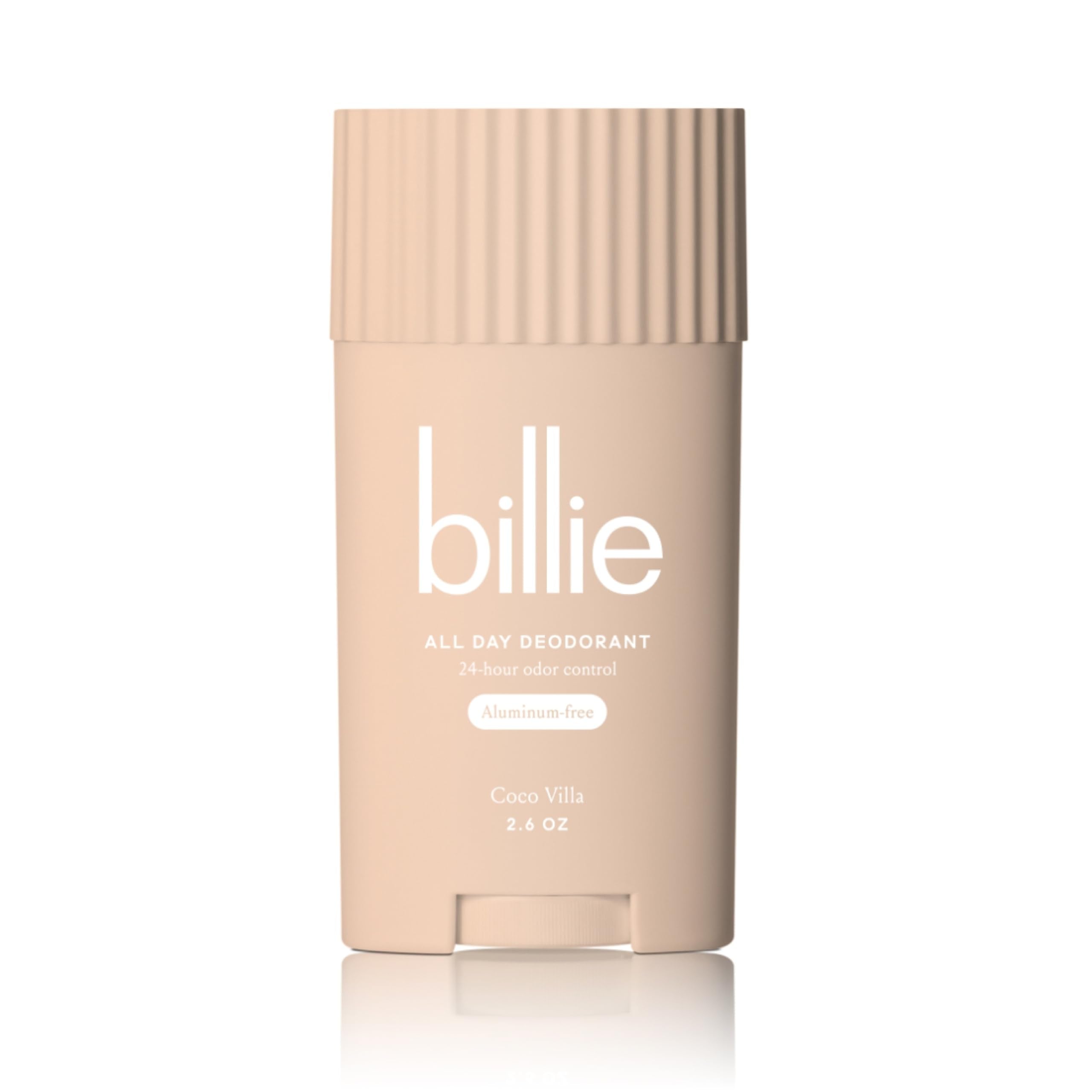 Billie Desodorante Todo el Día envase compacto para llevar y usar todo el día
