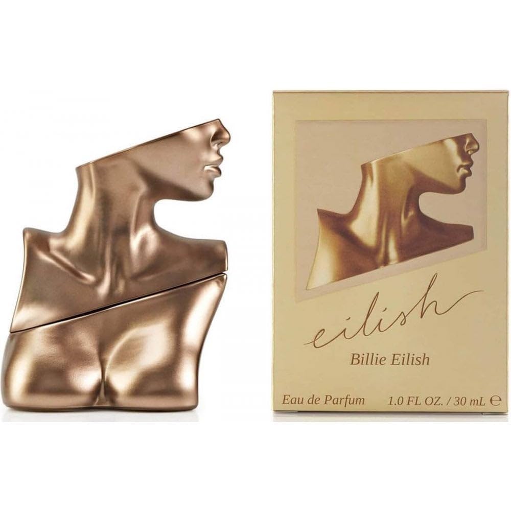 Billie Eilish bottle cap design with sculptural elegance for premium vanity