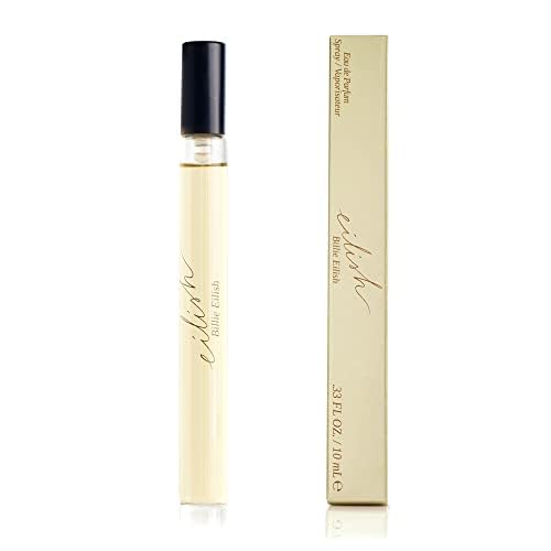 Billie Eilish EDP bottle close-up highlighting bold luxurious design for statement dressing.