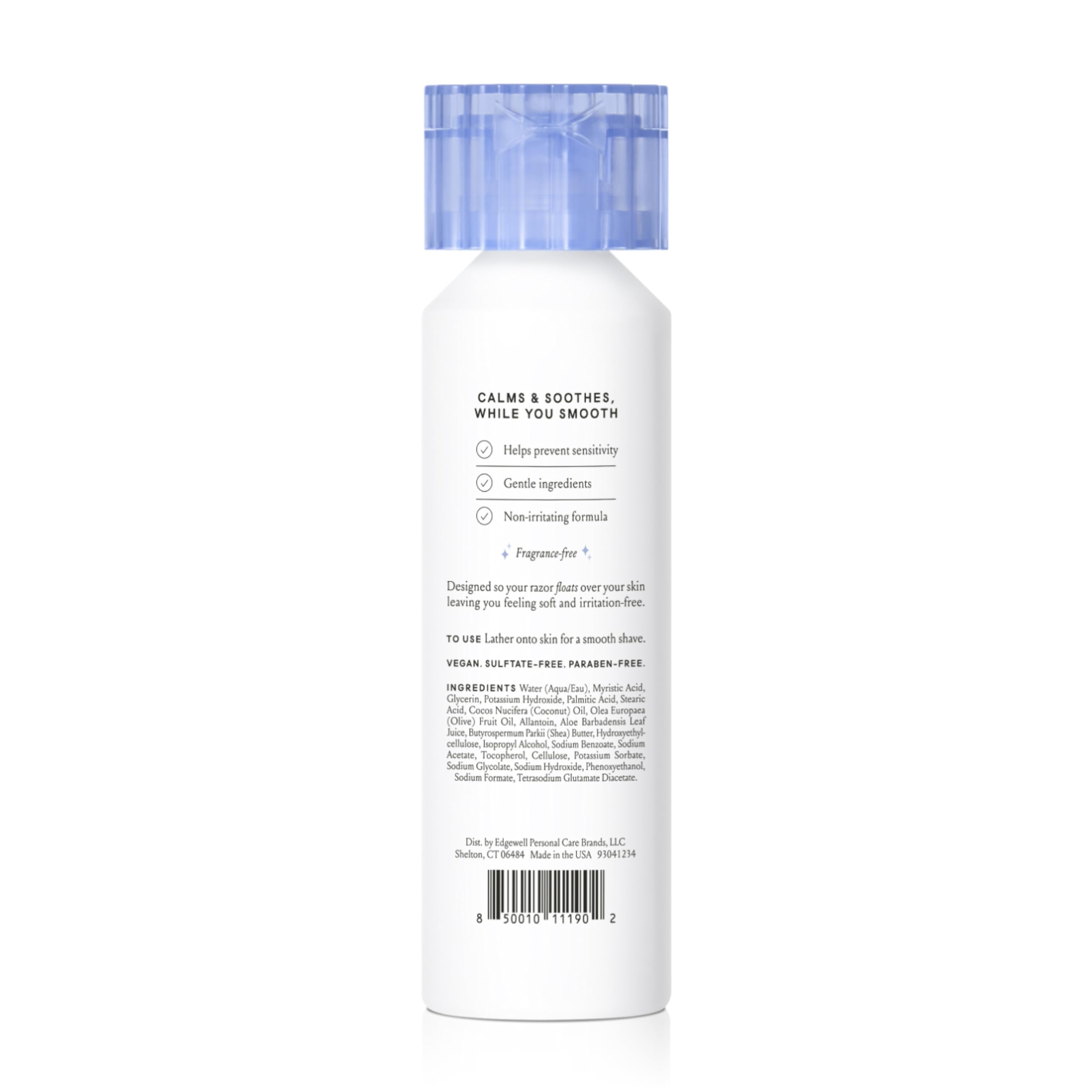Billie non-aerosol vegan cruelty-free label indicating eco-friendly choice