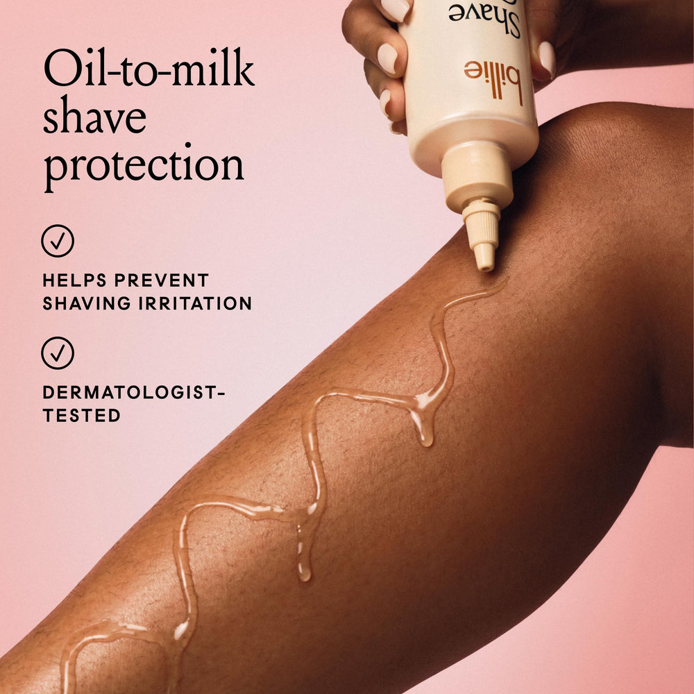 Billie Shave Glaze oil-to-milk transition forming creamy lather