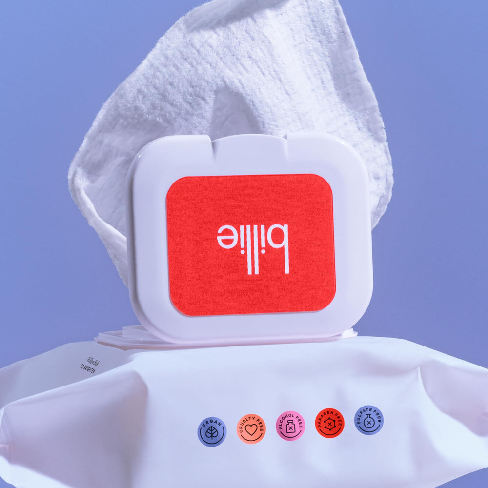 Billie Wonder Wipes lift dirt and oil for a cleaner look.