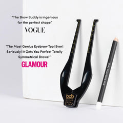 Billion Dollar Brows Brow Buddy stencil detail enables symmetry guidance.