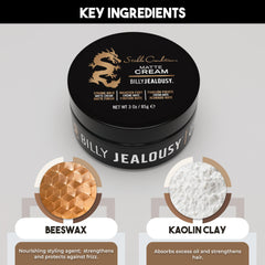 Textura seda de Billy Jealousy Stable Condition Matte Cream para estilo natural