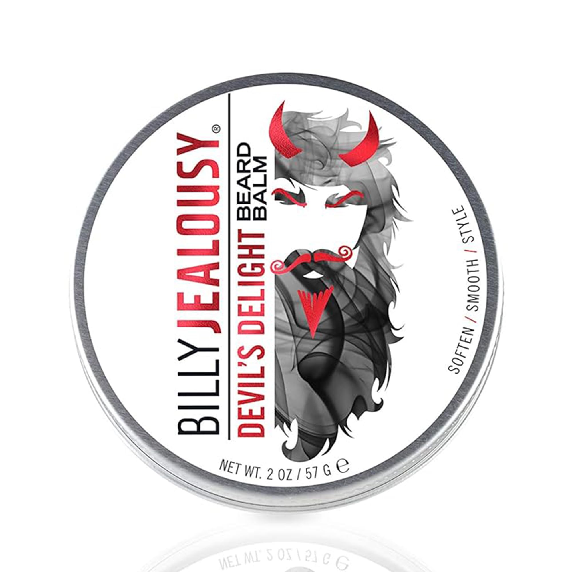 Billy Jealousy Devil's Delight packaging shown for premium beard care