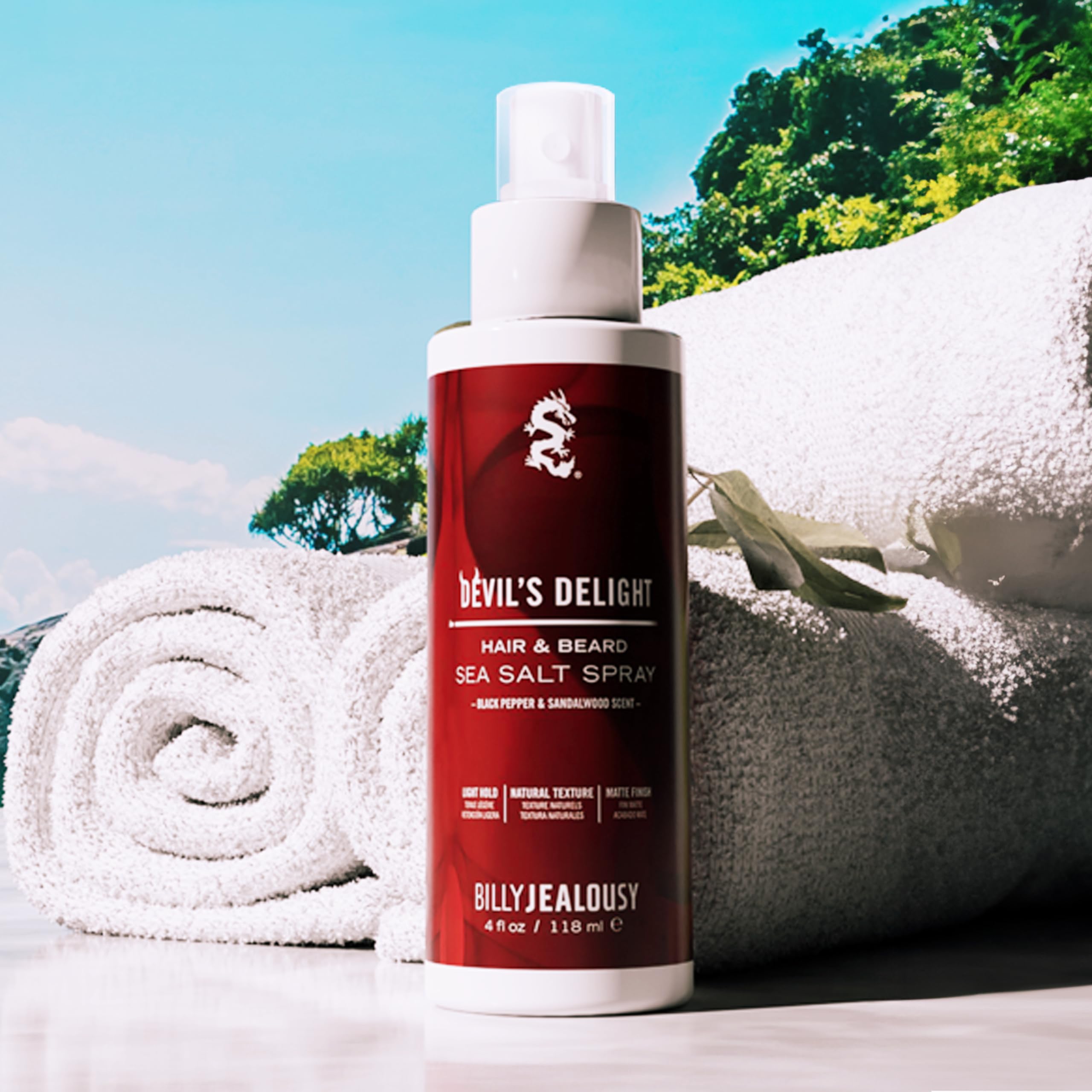 Billy Jealousy Devil's Delight: textura natural para pelo mojado o seco.