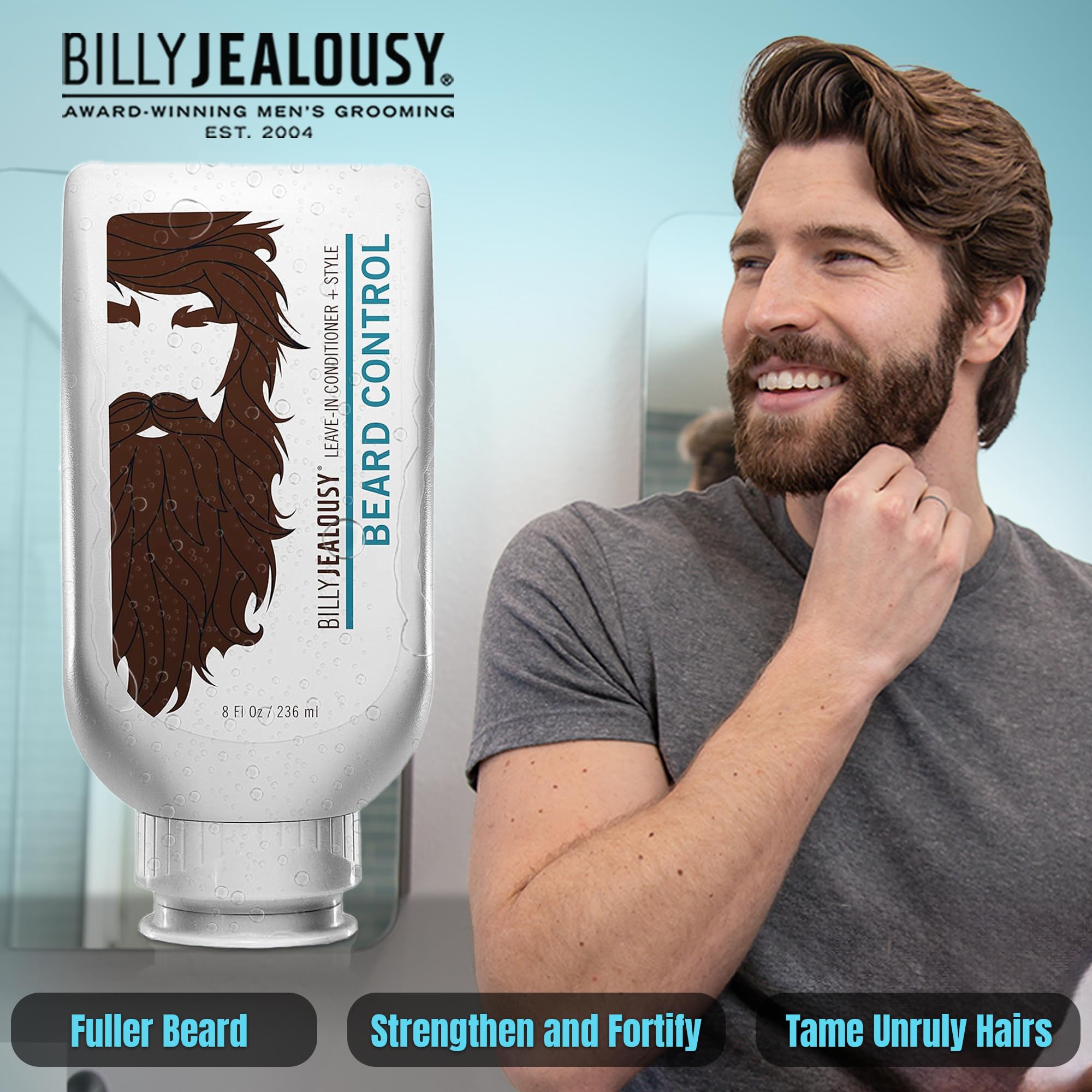 Billy Jealousy Original Beard Control texture showing light hold