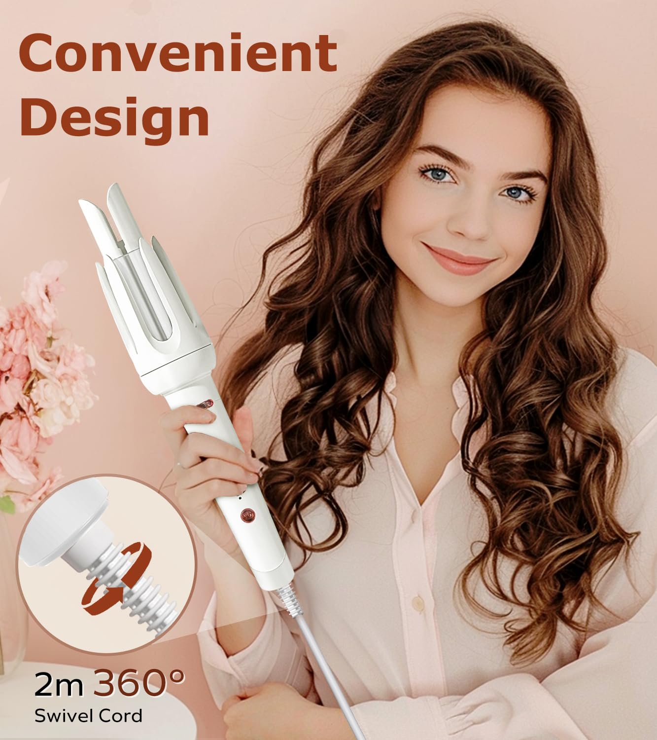 BILITOK Auto Hair Curler anti-tangle system reduces snags.