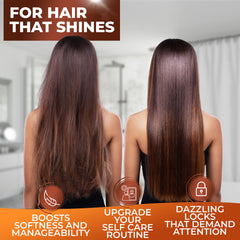 BINGO HAIR CARE Champú argán frizz-control, envase para cabello más liso y manejable.