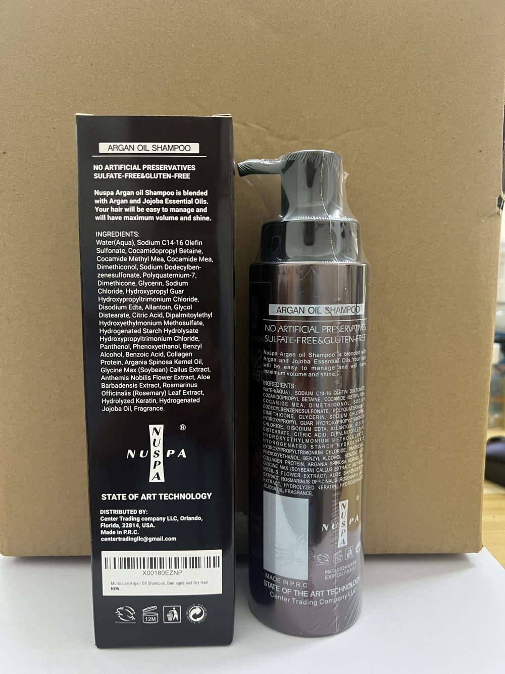 BINGO HAIR CARE Champú argán protección y nutrición profunda, envase con aroma suave.