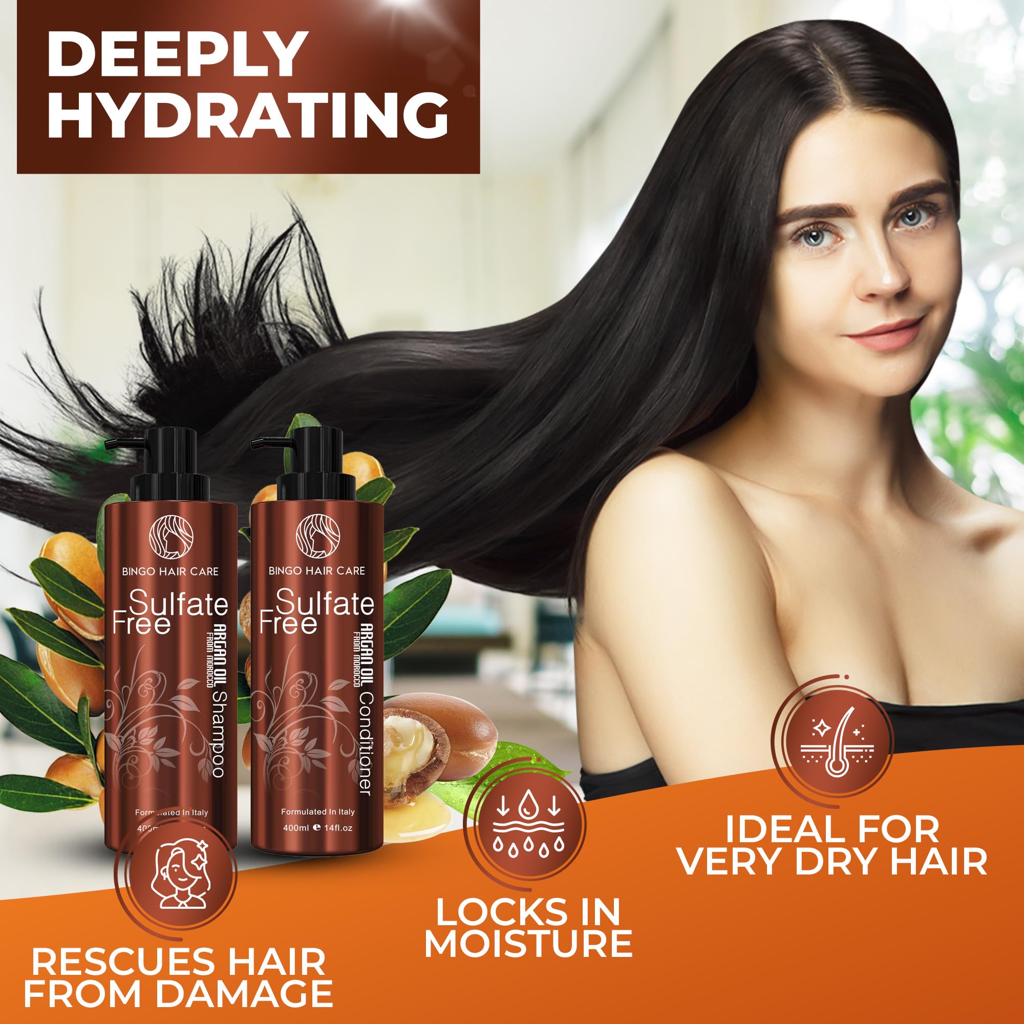 Bingo Hair Care color-treated friendly formula supporting vibrant color.