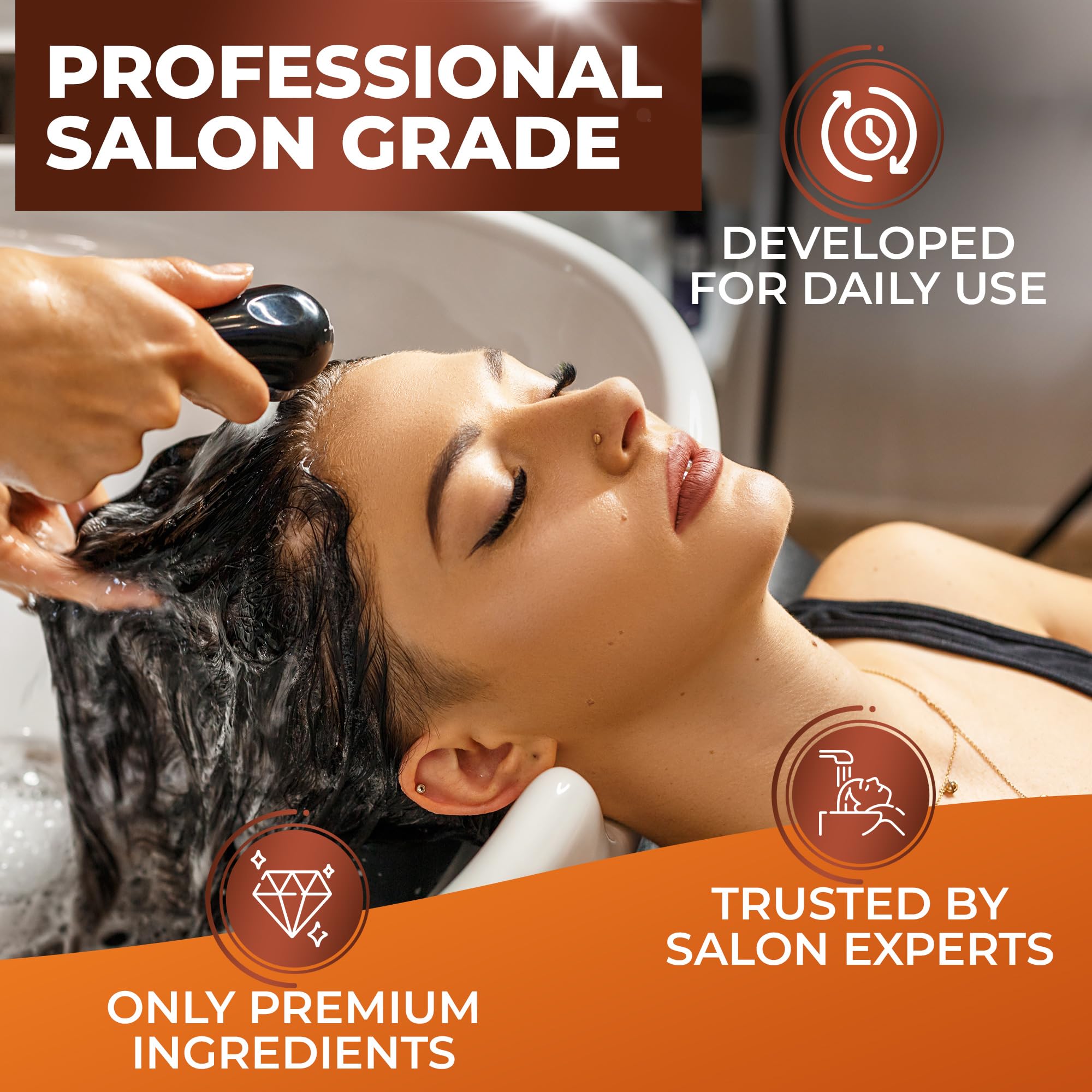 Fórmula de grado salón para uso diario de Bingó Hair Care