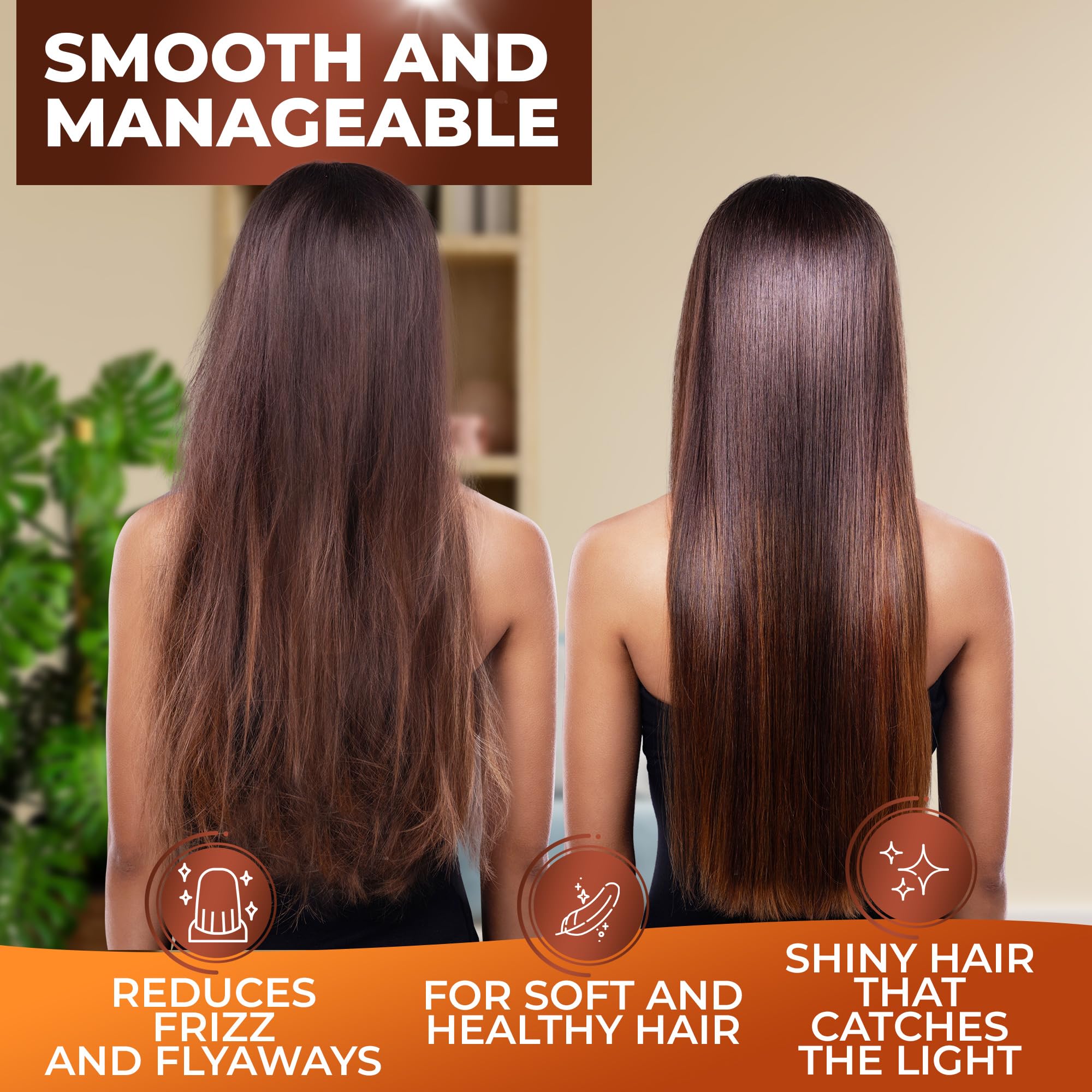 Textura cremosa del acondicionador Bingó Hair Care