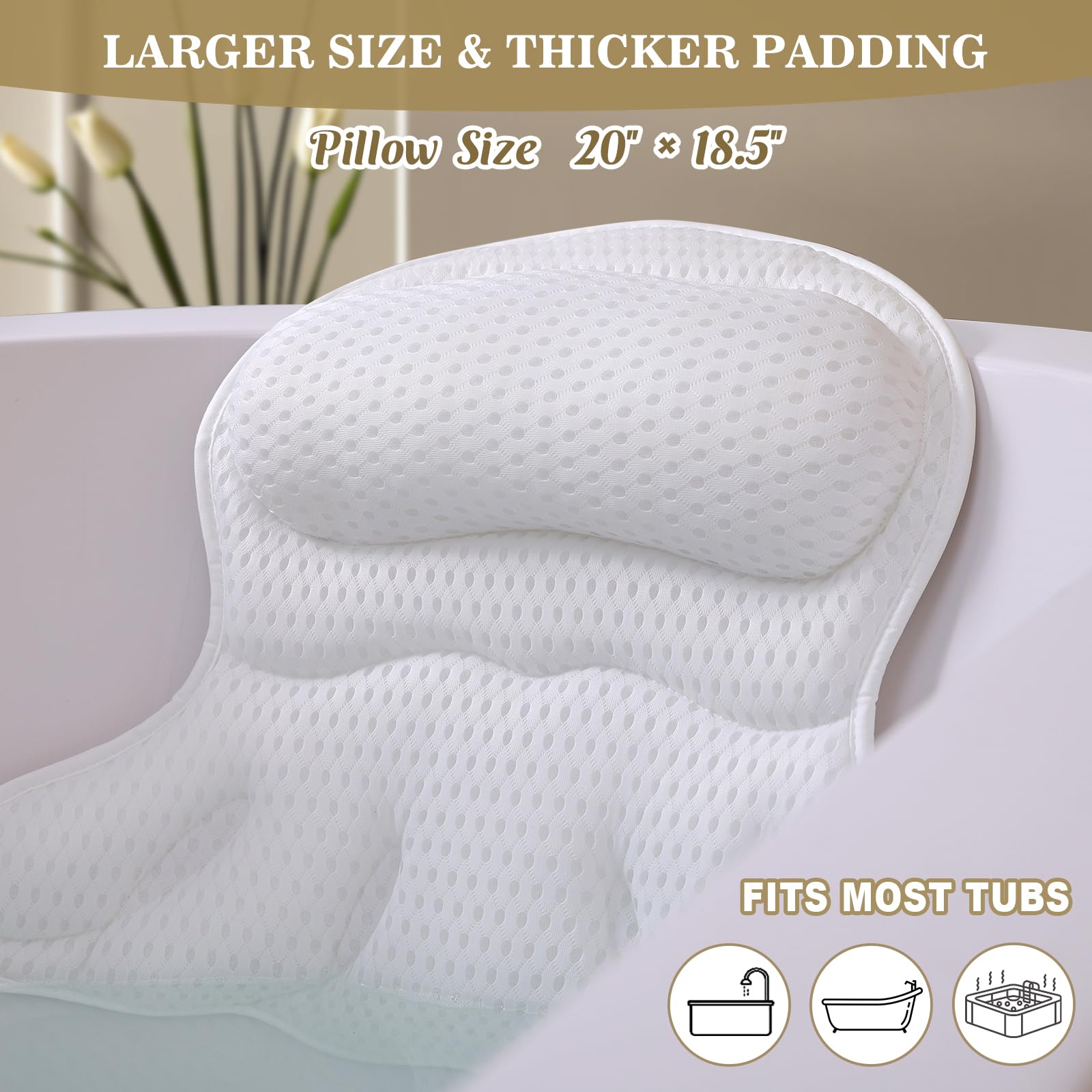 Binobella bath pillow is easy to clean and dry after use.