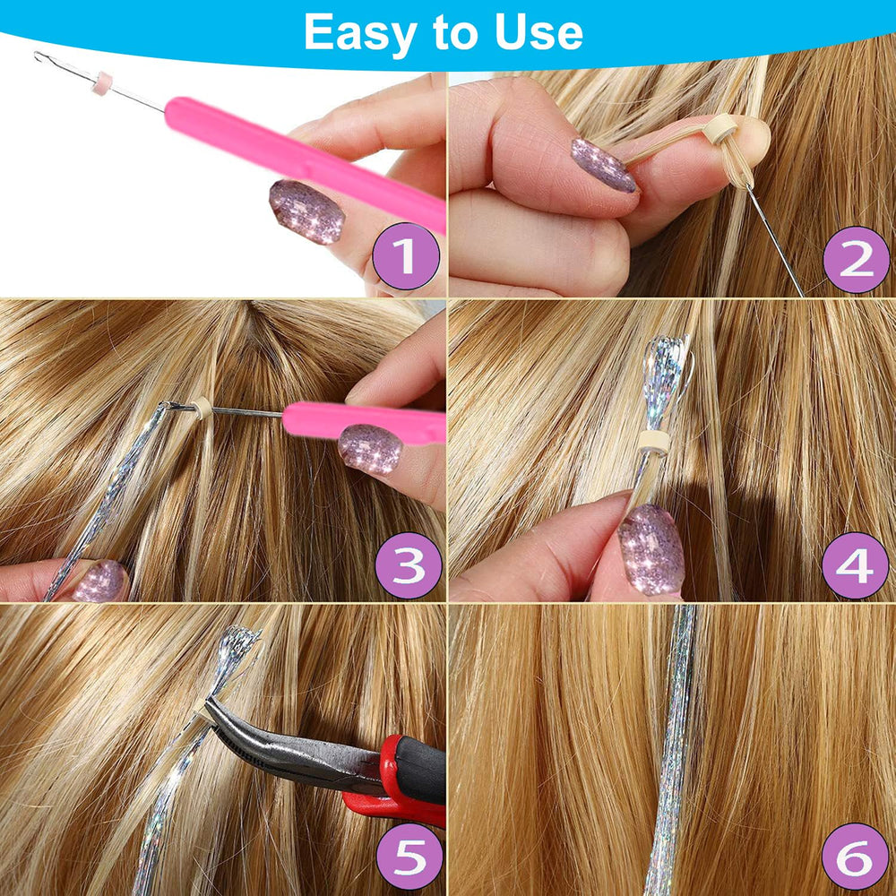 Bintvoy included tools simplify at-home tinsel application