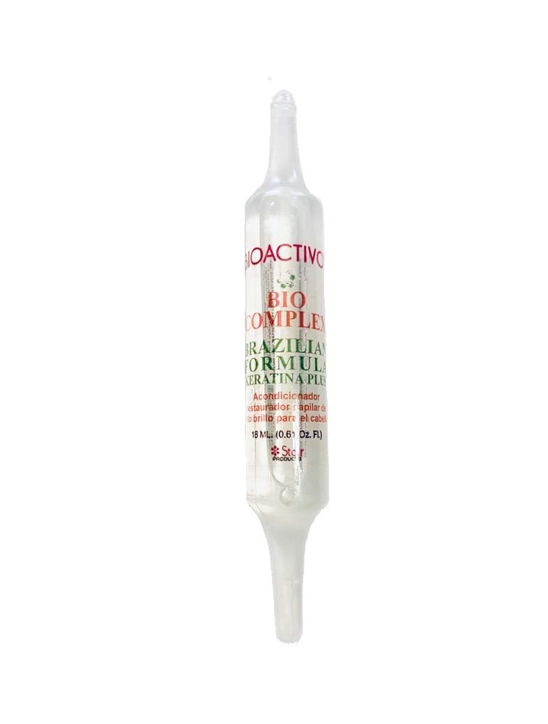 Bio Complex Vial Star envase de tratamiento para brillo intenso en el cabello.