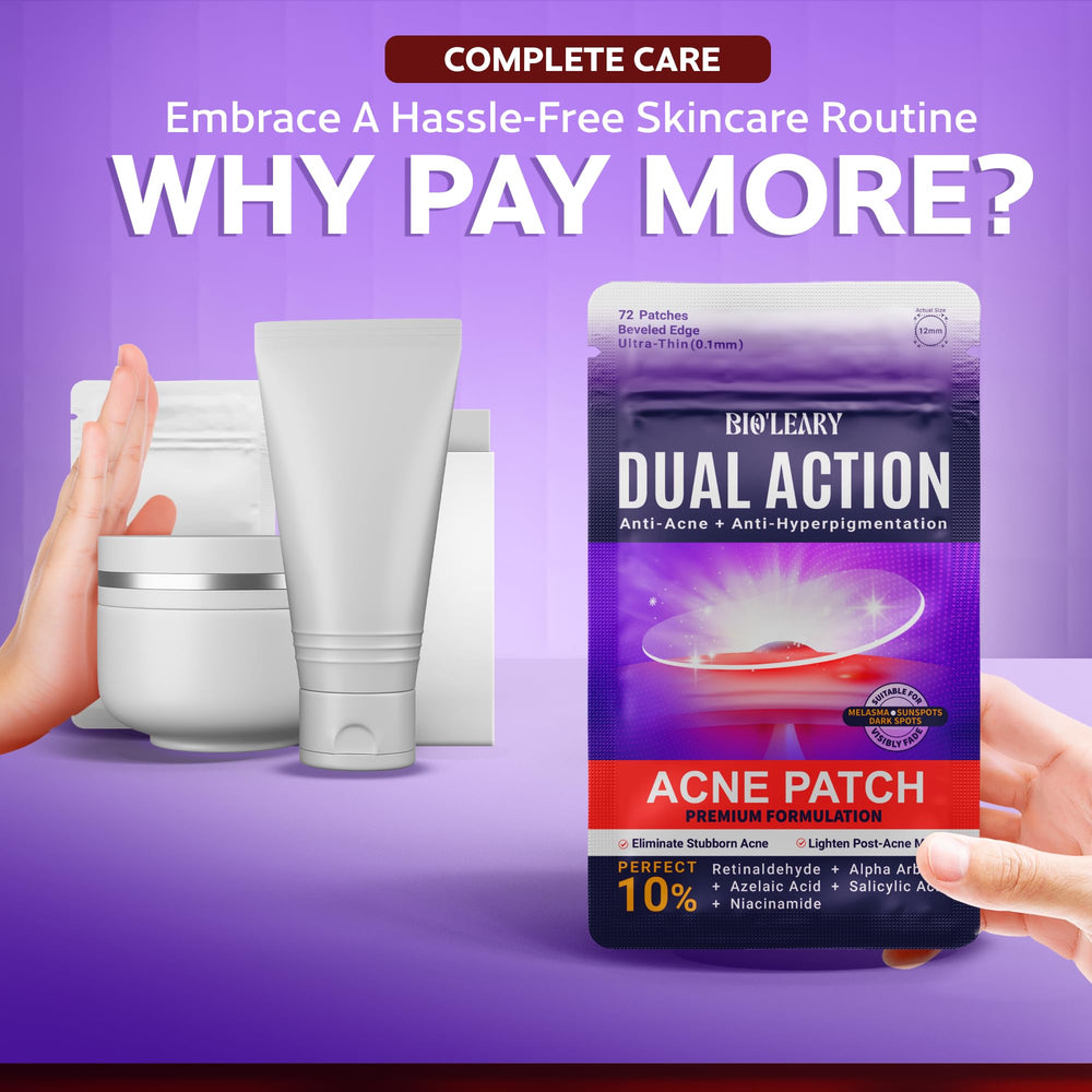 BIO'LEARY discreet skin-tone patch offers daytime zits coverage.