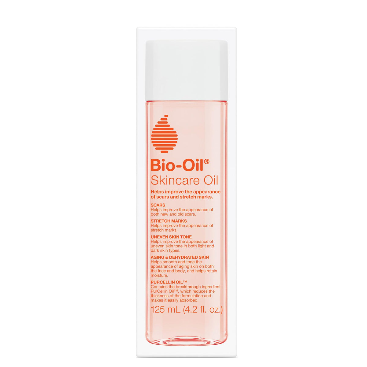 Bio-Oil: botella clara y textura ligera, hidrata la piel sensible.