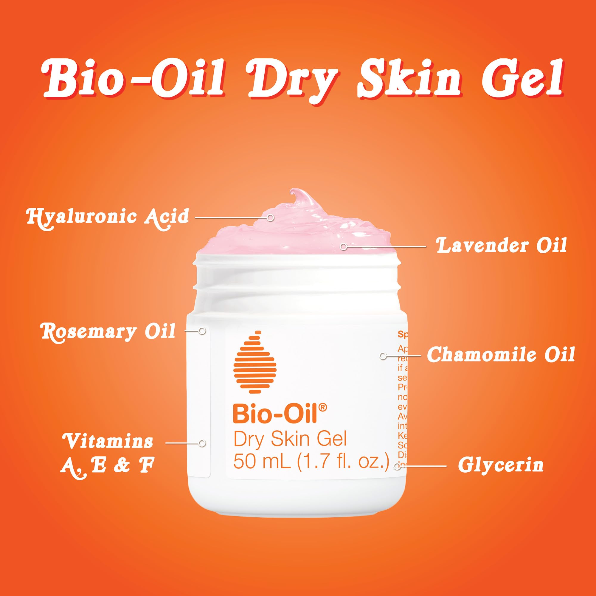 Applying Bio-Oil Dry Skin Gel to arms for targeted hydration.