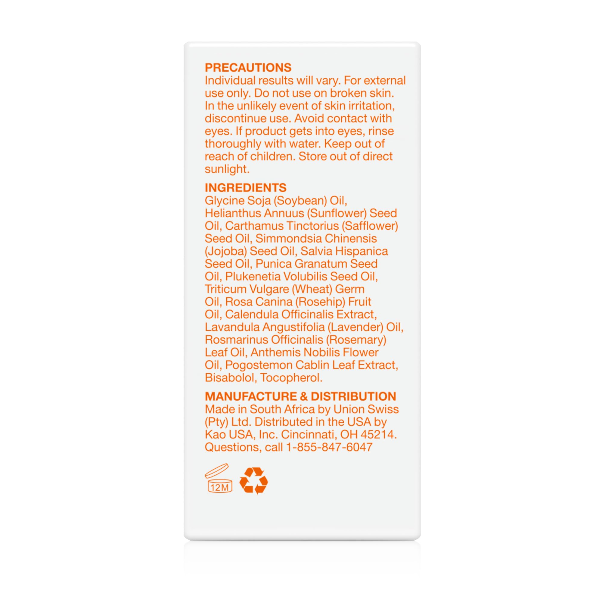 Hair care use: Bio-Oil as a moisture-rich oil for hair tips.