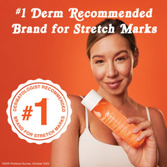 Close-up of Bio-Oil on skin showing a lightweight, non-greasy feel.