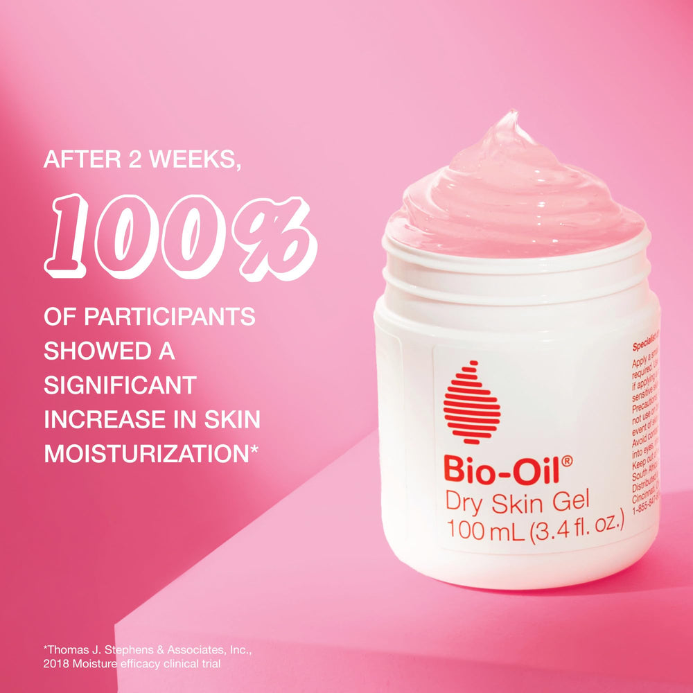 Close-up of plant-oil blend in Bio-Oil Travel Bundle for nourishing skin.