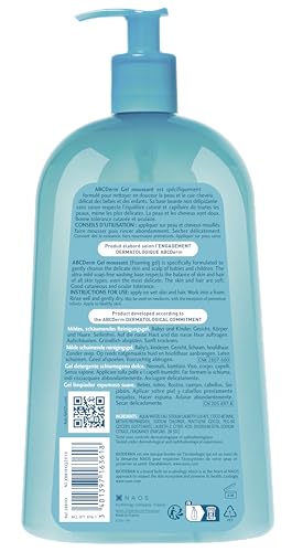 Bioderma ABCDerm Foaming Gel soap-free formula for sensitive skin