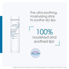 Bioderma Atoderm barra labial calma labios sensibles y secos.