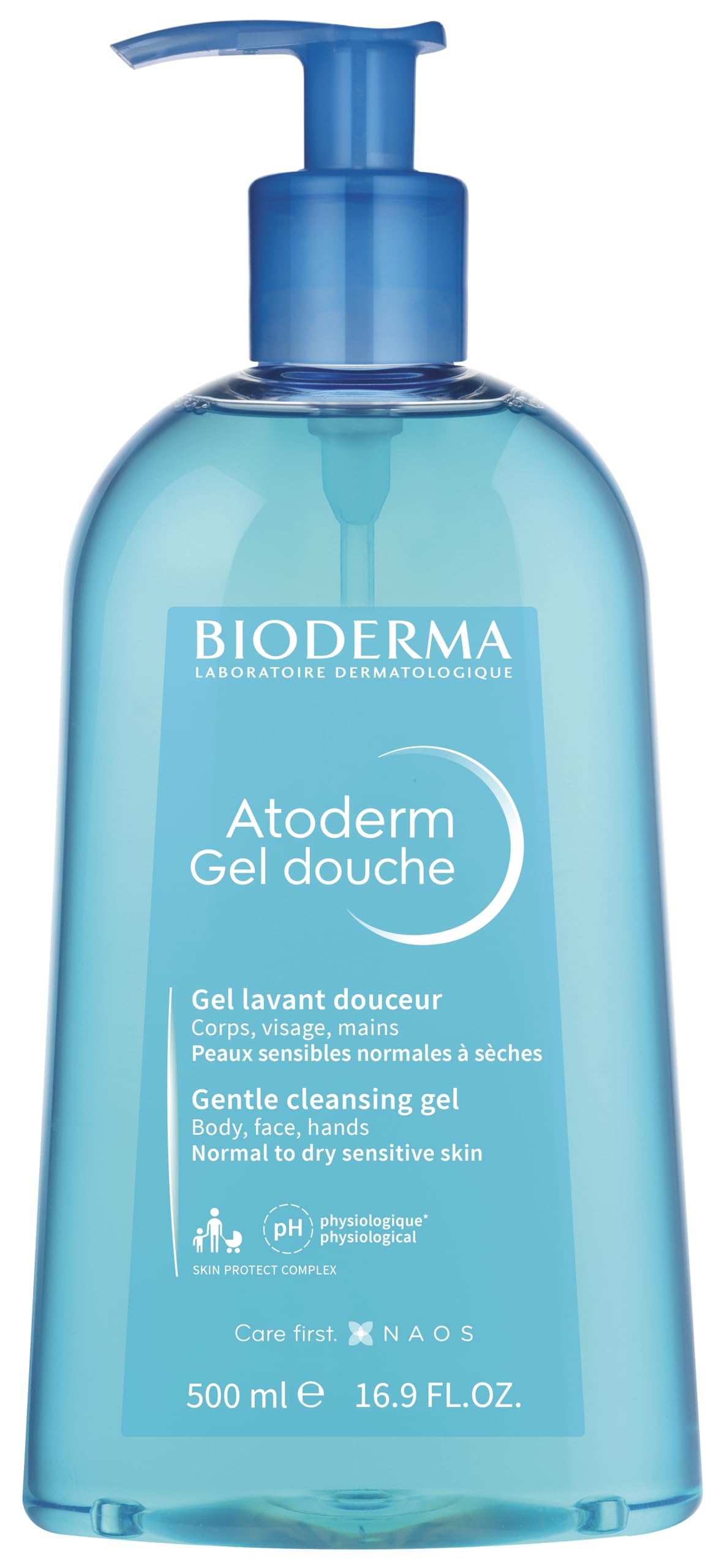 Bioderma Atoderm Gel Ducha Botella: limpieza suave para piel sensible y equilibrada.