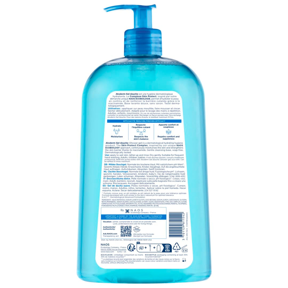 Bioderma Atoderm Hydrating Shower Gel creamy lather for soft skin