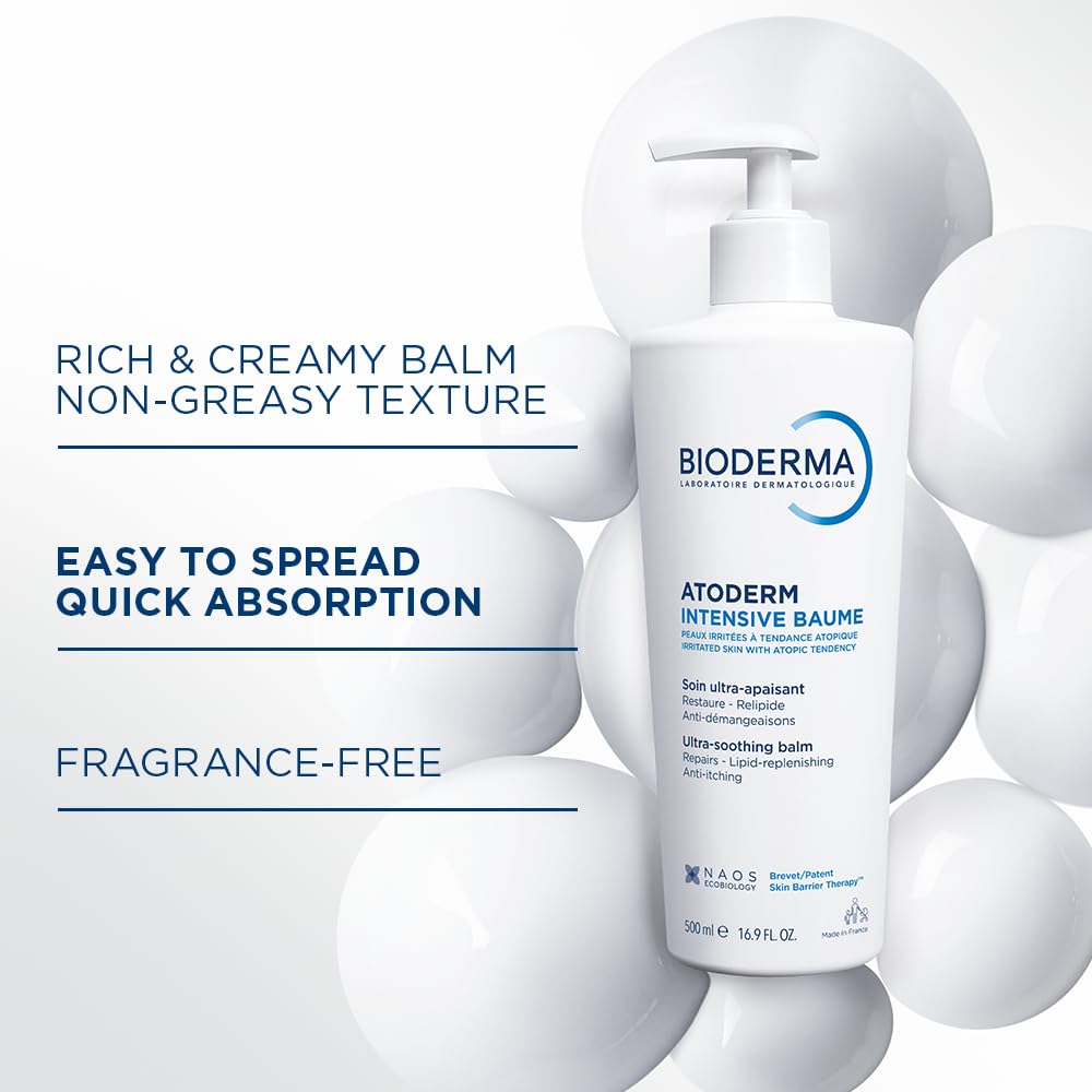 Bioderma Atoderm Intensive Balm fast-absorption on skin
