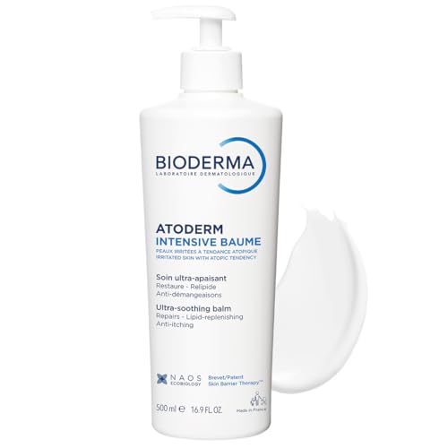 Bioderma Atoderm Intensive Balm texture close-up demonstrating rich, fast-absorbing formula